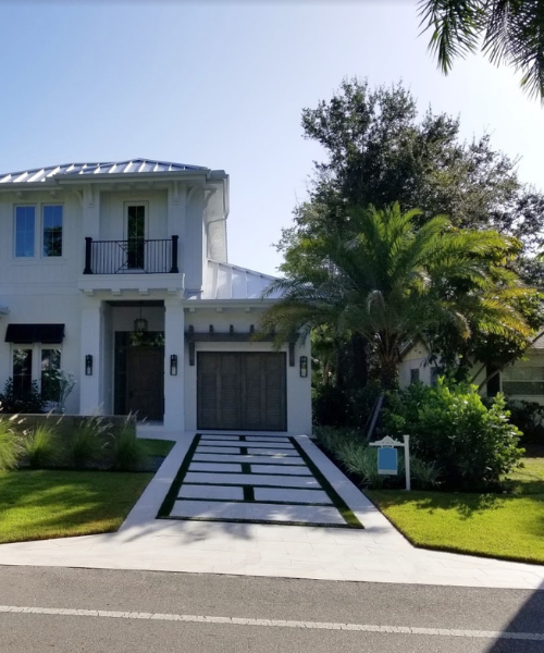4 driveway and home front pavers